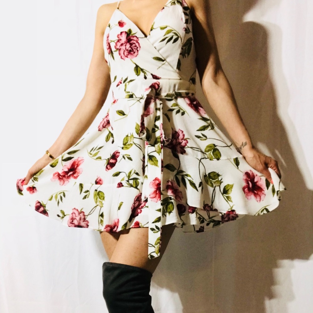 Floral skater dress
